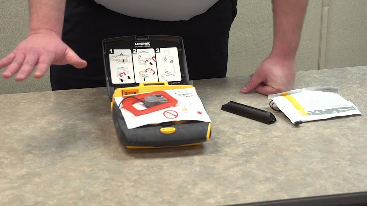 Replacing a battery in a Defibrillator
