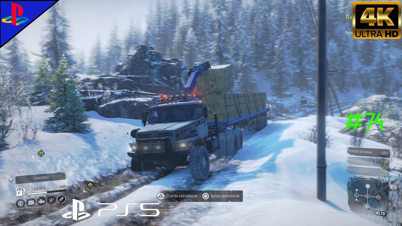 🚛 snowrunner 🤪 Acomodandose en la cima, Corrimiento de Morrison y muchas mas 🤪 Ps5 Gameplay