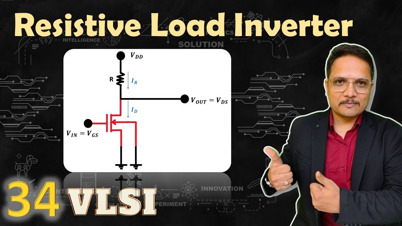 Resistive Load Inverter (Circuit, Working, VTC, Parameters & Power Dissipation) Explained