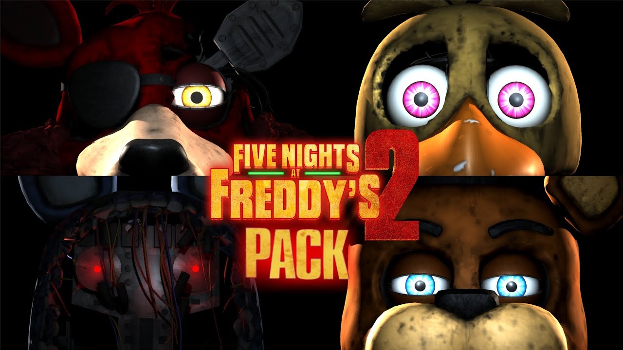 [FNAF/P3D] PACK WITHEREDS MOVIE FNAF 2