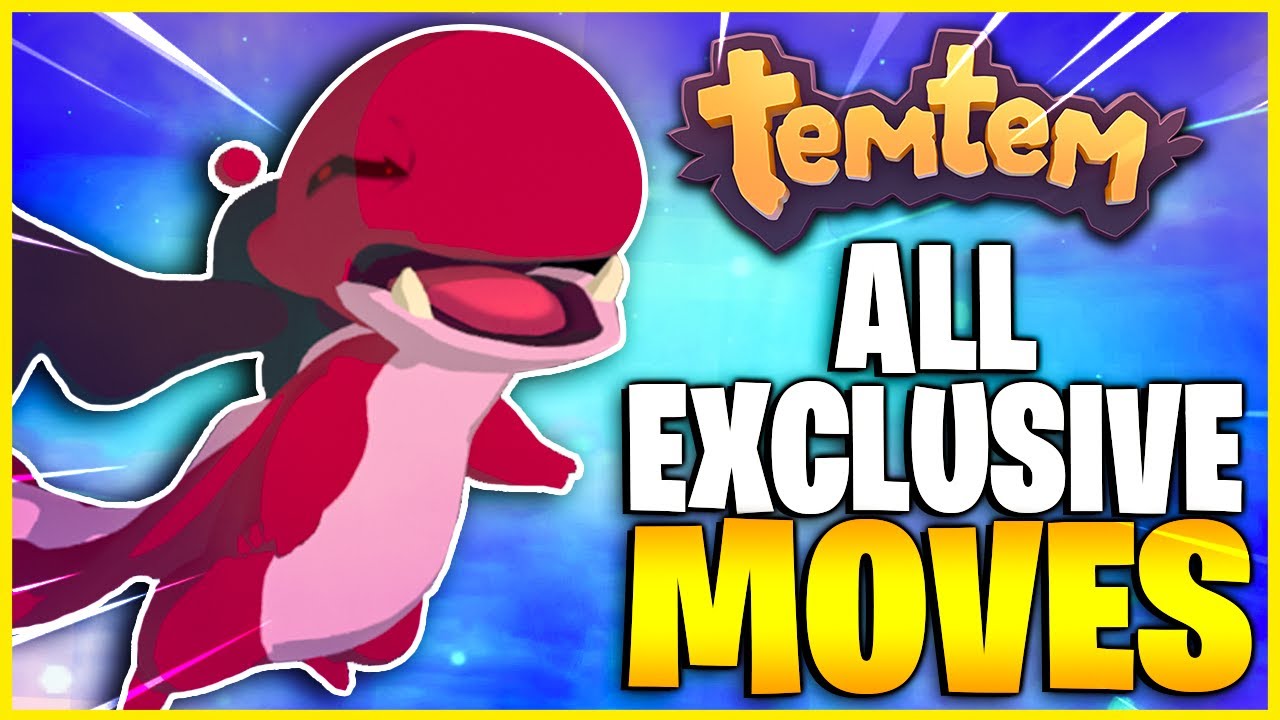 TEMTEM: All Exclusive Moves + Synergies in Kisiwa (v0.6.2)