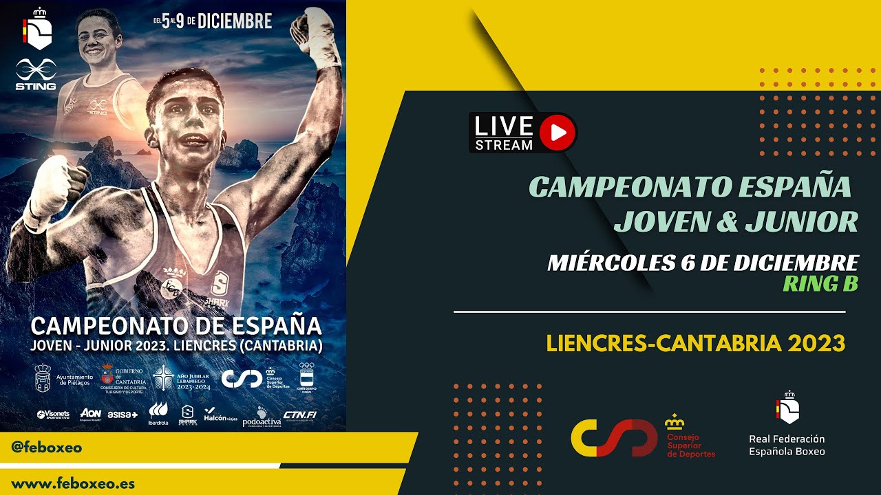 LIENCRES RECIBE EL MAYOR TALENTO BOXISTICO CON LA DISPUTA DEL CAMPEONATO DE ESPAÑA JOVEN & JUNIOR
