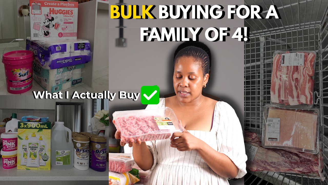 BULK BUYING FOOD TIPS & How I Shop Smart To Save Money