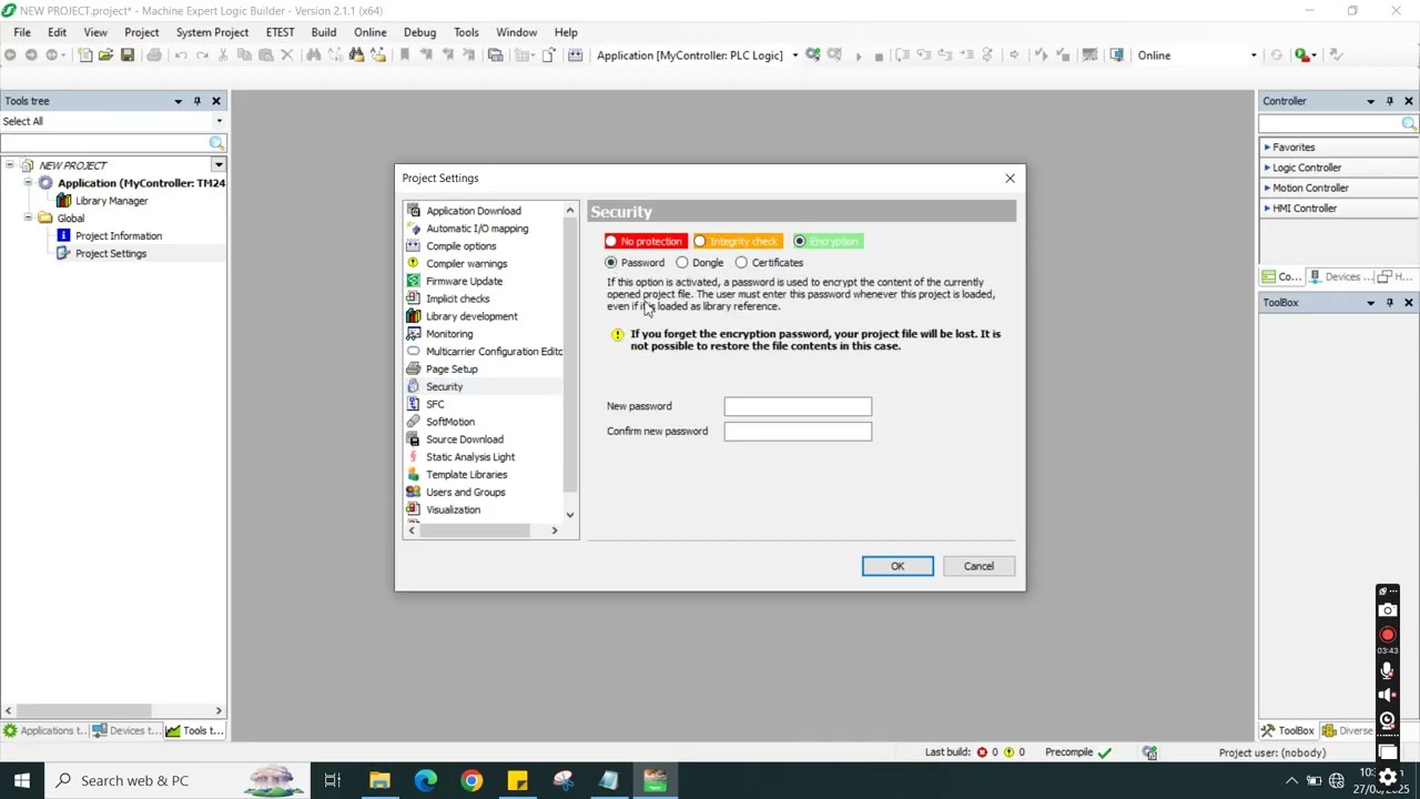 SCHNEIDER | M241 PLC - CREATING A SIMPLE PROJECT AND VARIABLES | ECOSTRUXURE MACHINE EXPERT