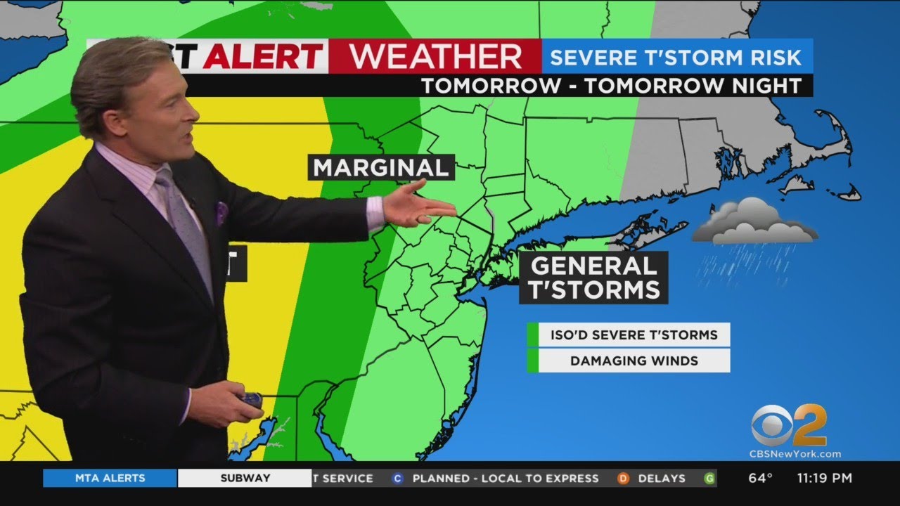 First Alert weather: CBS2 11 p.m. forecast