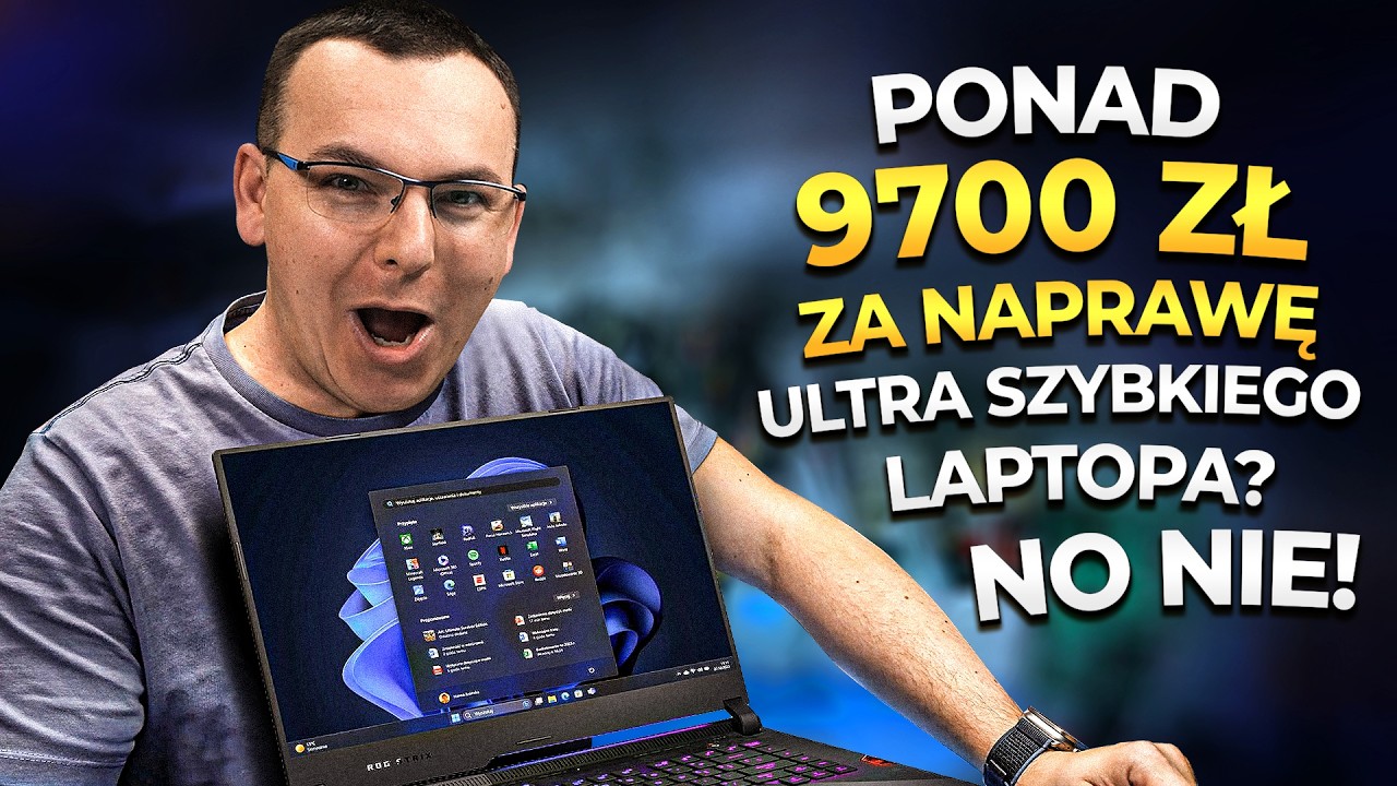 TYLKO 9700 ZŁ za naprawę Asusa - PADŁEM! 😄🤪 #gwarancja