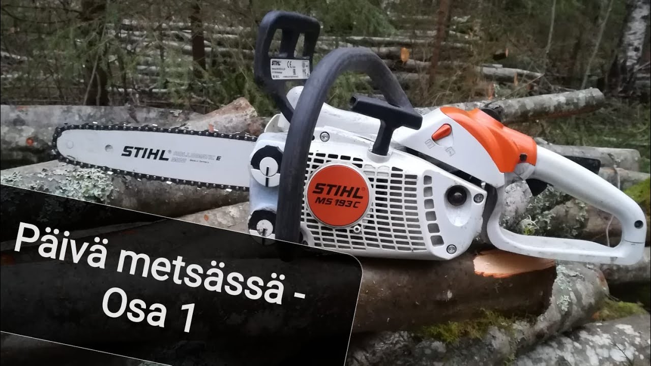 Metsurintyö kevytsahalla - Päivä metsässä - Osa 1