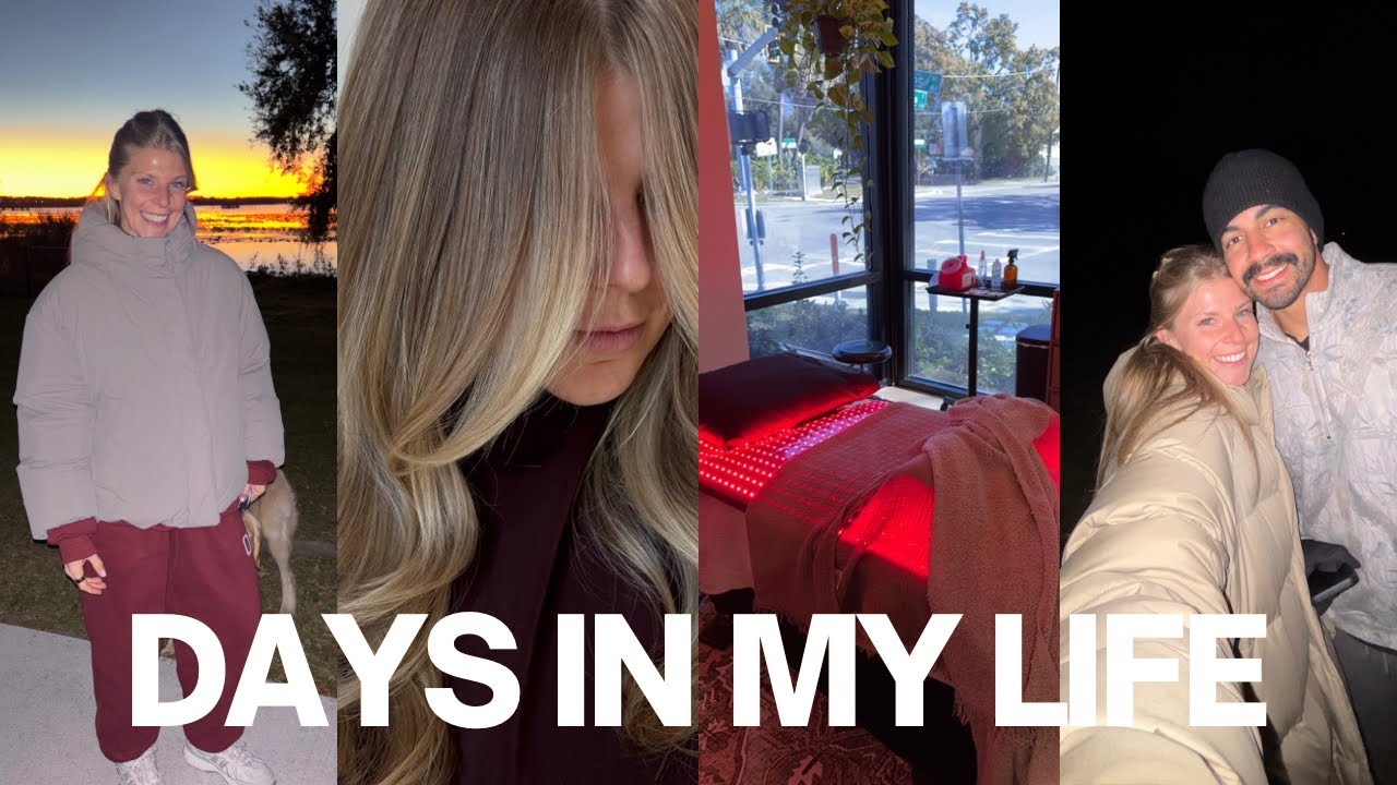 VLOG: acupuncture, hair appt, salmon bowls, pedicure with my dad & typical work days!