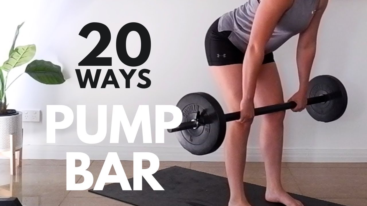 Pump Bar Exercises - Bootcamp ideas for personal Trainers