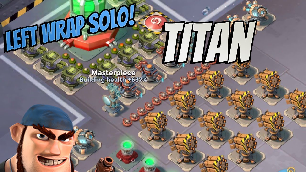 Boom Beach Titan Solo (1.5M) with Bullit Taunt (left wrap)