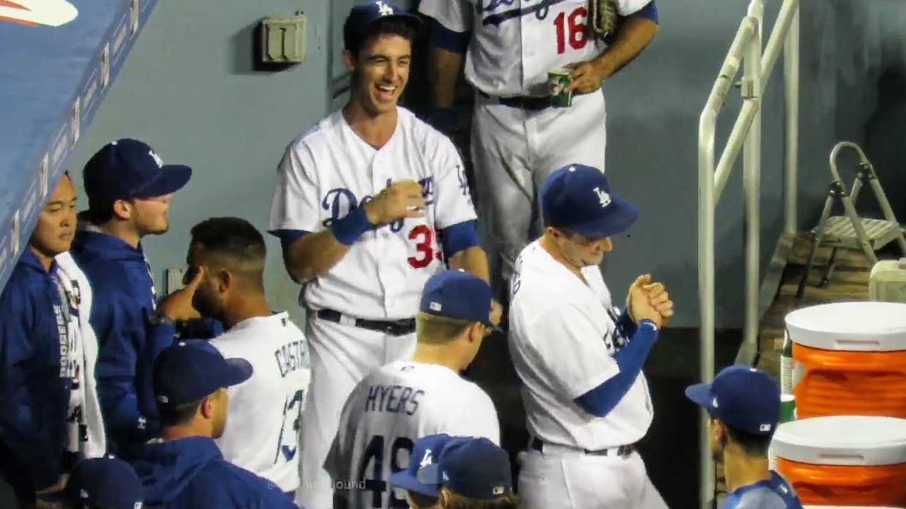 Dodgers Dugout Craziness 😅 Starring Cody Bellinger