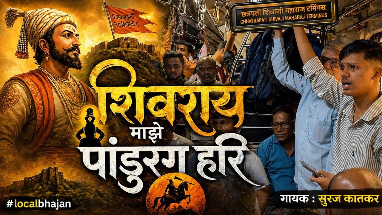 शिवराय माझे पांडुरंग हरि ❤️🚩| Suraj Katkar | Mumbai Local Train #localbhajankirtan #jayshivray🚩 