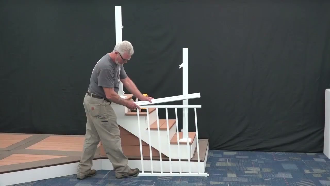 How to Install RDI Avalon Aluminum Railing - Stair Rail