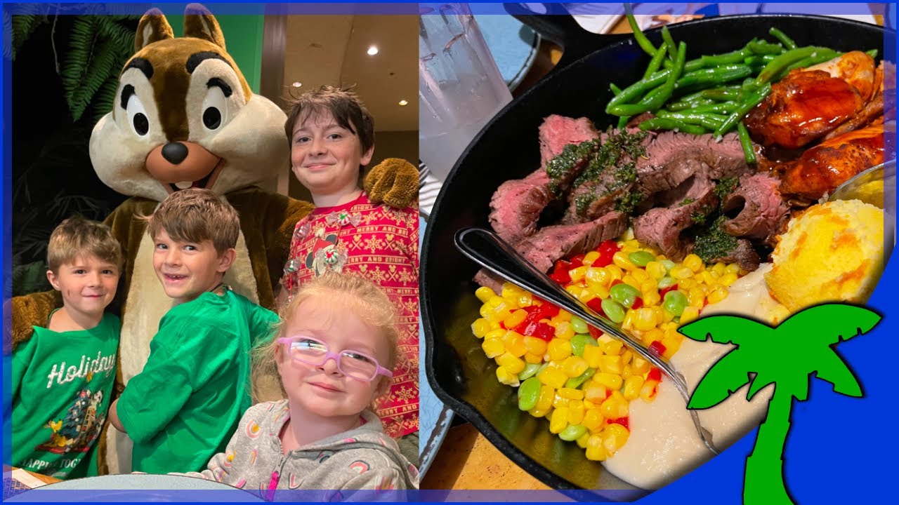 Ужин в ресторане Garden Grill в EPCOT в канун Рождества + рождественская программа Living With Th...