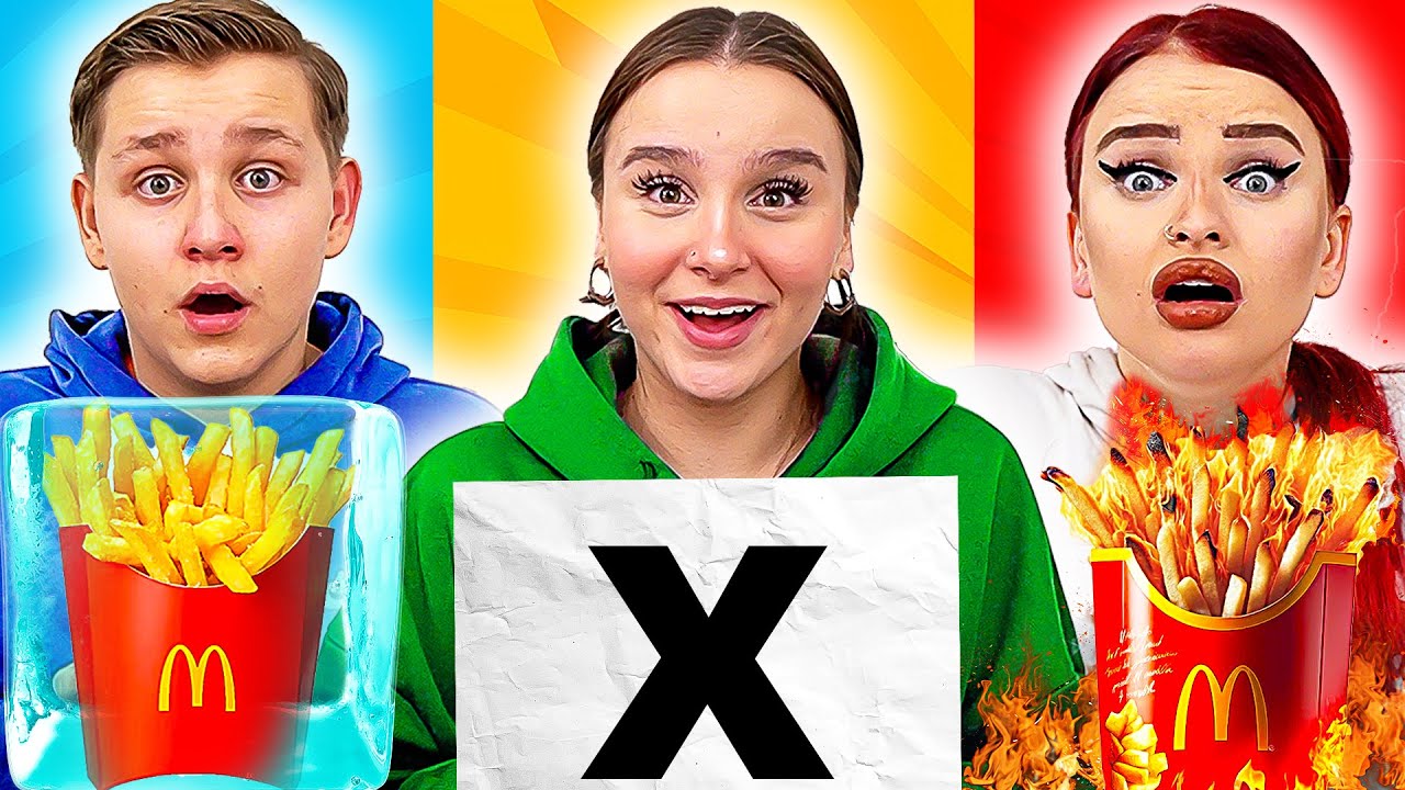 HEIß 🔥  KALT 🧊 oder NICHTS ESSEN ! ❌ (Challenge) - Celina