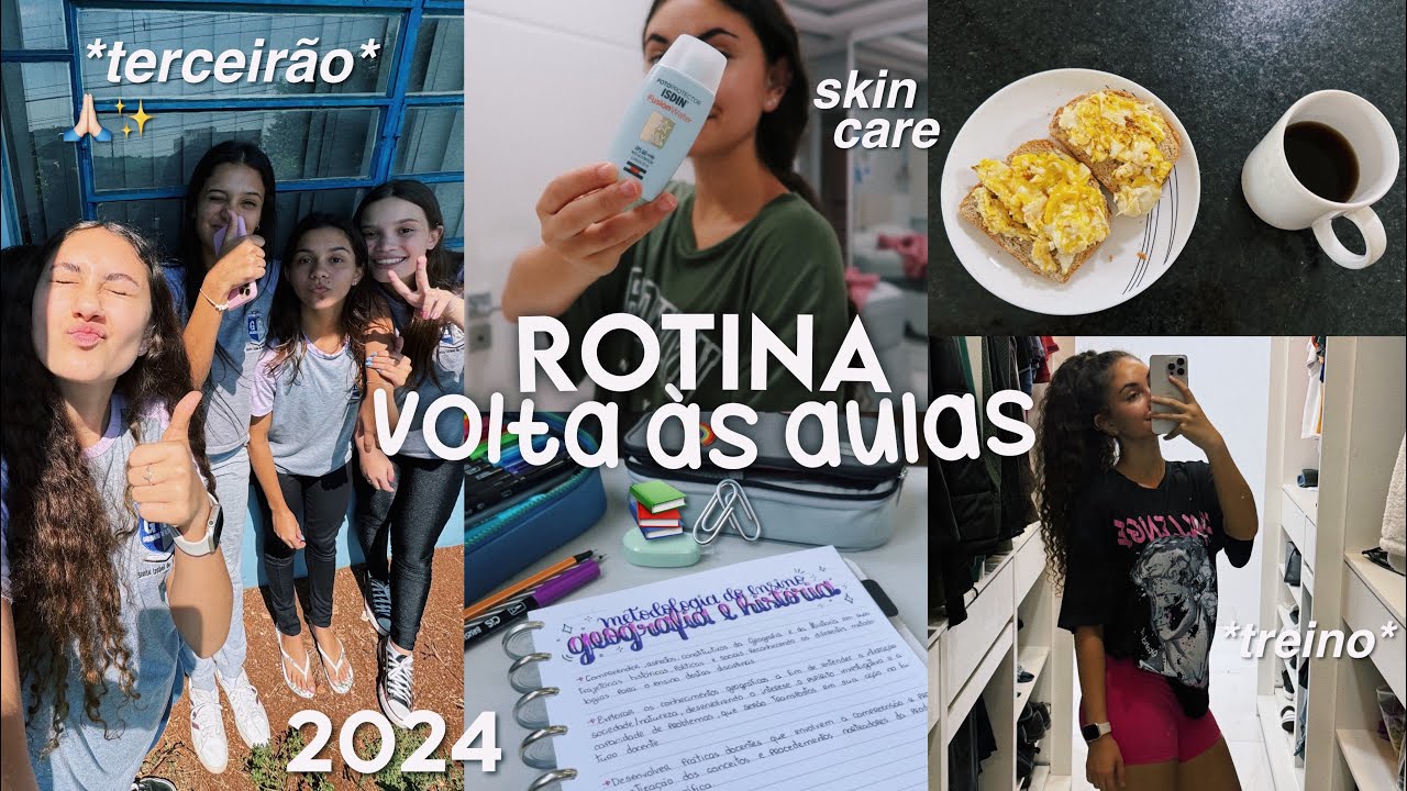rotina volta &agrave;s aulas🖇️ | &uacute;ltimo ano da escola :)