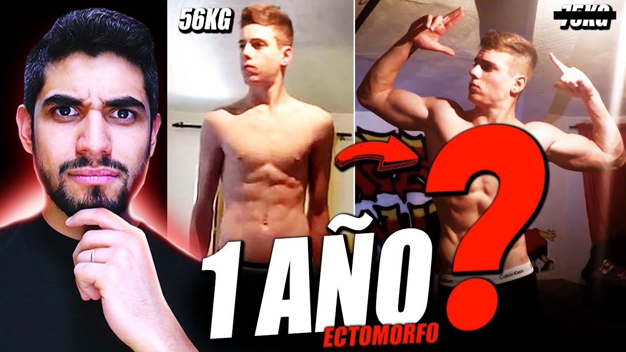 ¿QUÉ FÍSICO PUEDES OBTENER EN 1 AÑO SIENDO ECTOMORFO NATURAL? (3 casos)