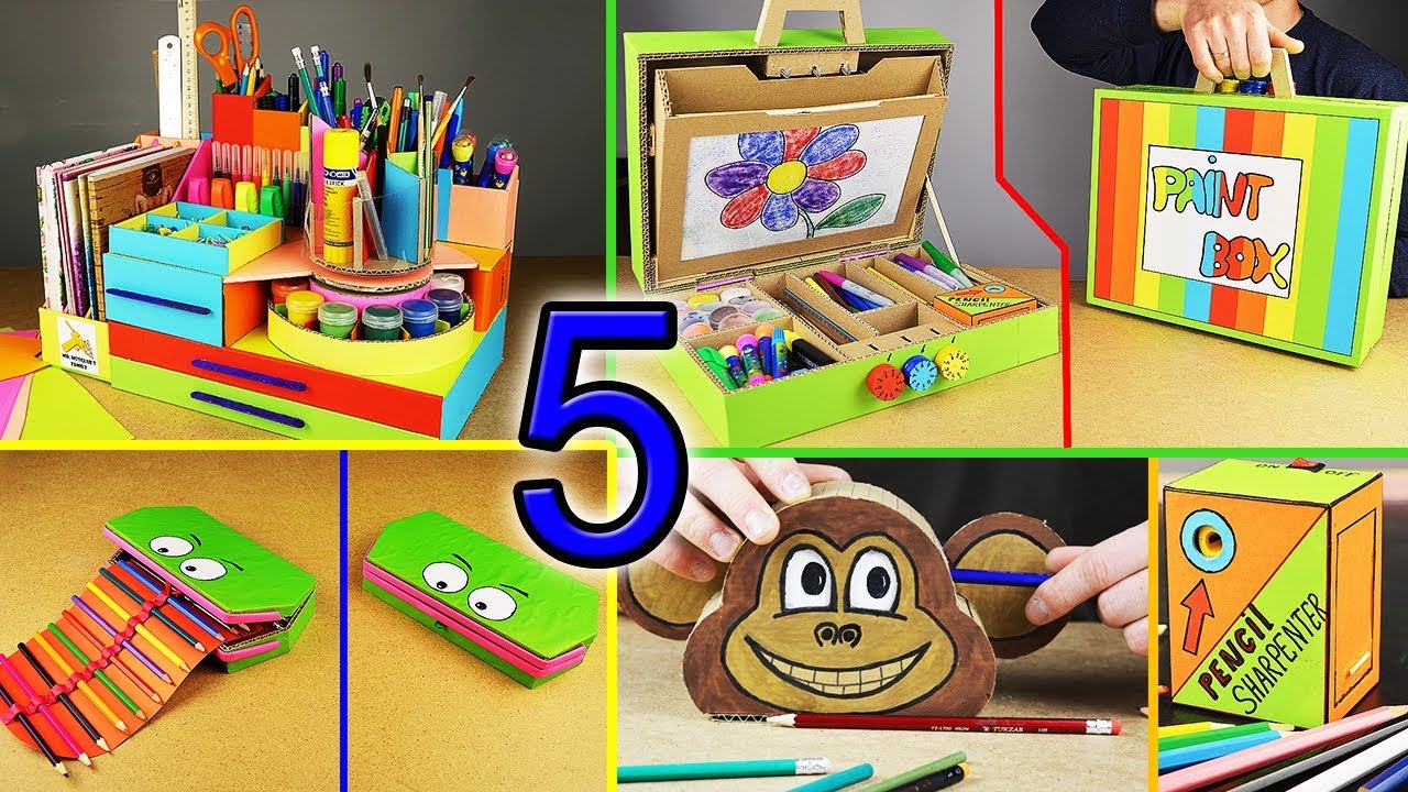 5 Amazing DIY ideas for SCHOOL (compilation)