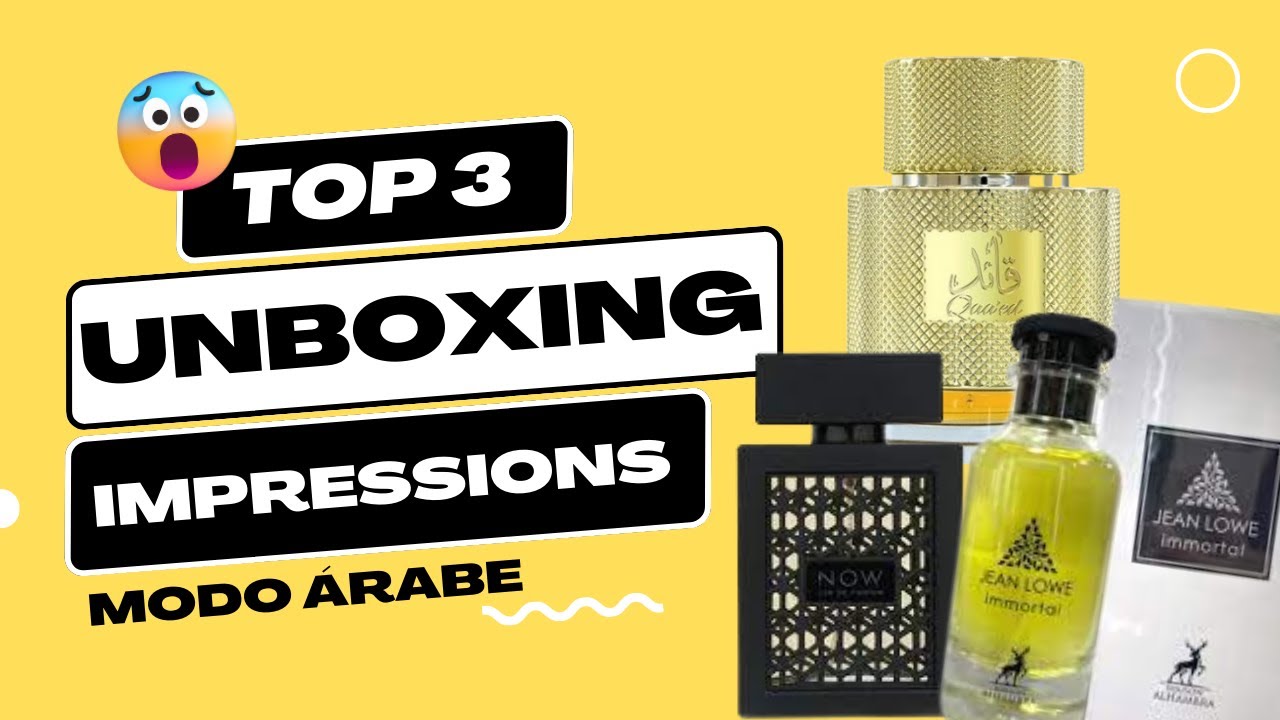 UNBOXING PERFUMES ARABES
