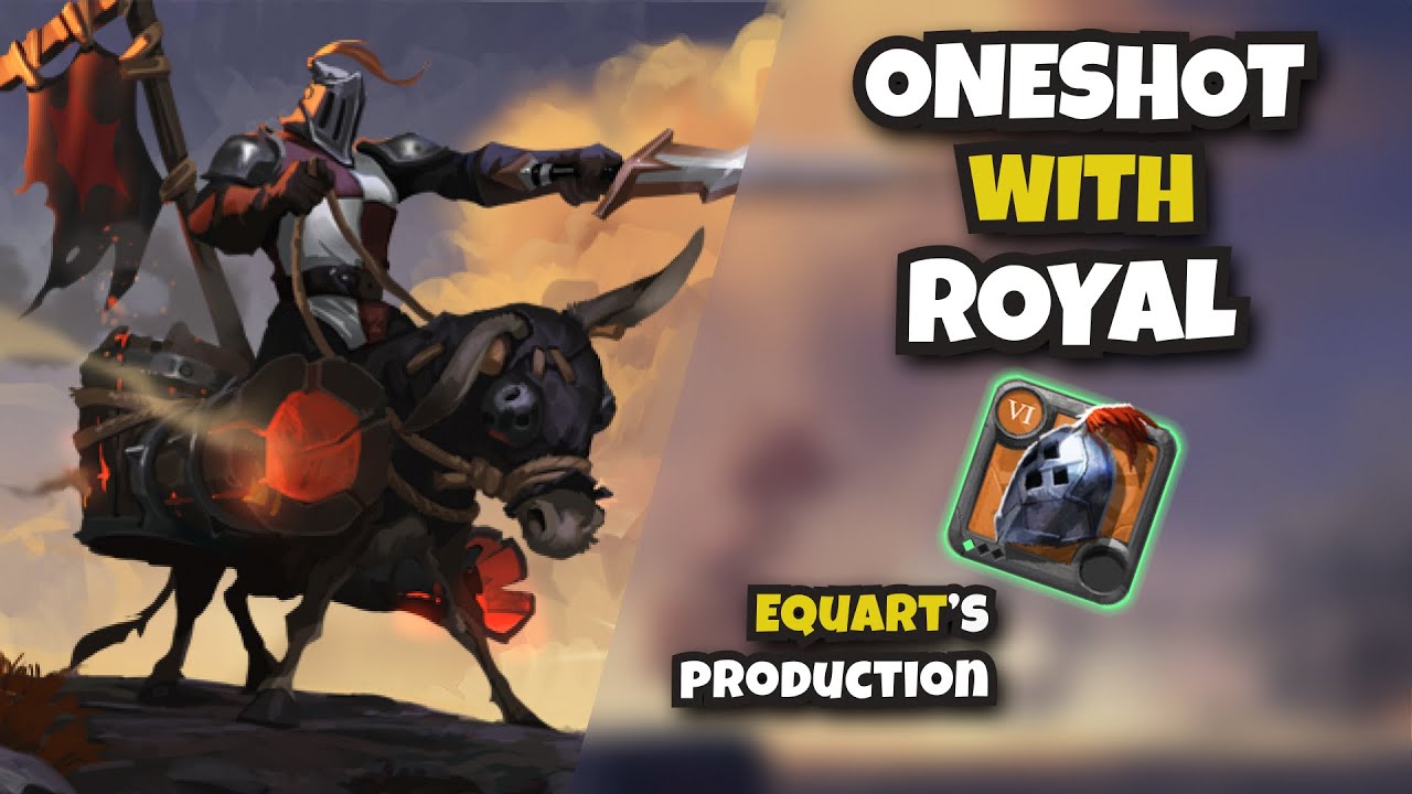 😵ONESHOT WITH ROYAL HELMET?!👍⚔️PvP in Albion #MMORPG!Stream Moments №44