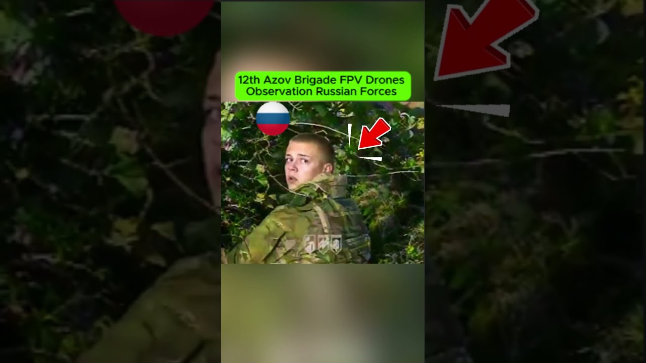 12th Azov Brigade FPV Drones Observation Russian Forces | Combat Footage.