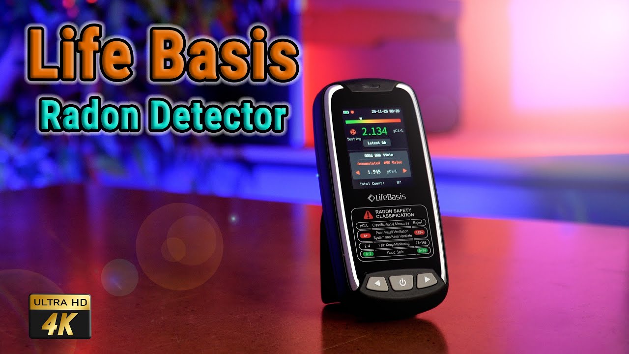 Детектор радона Life Basis #тест #радон #метр