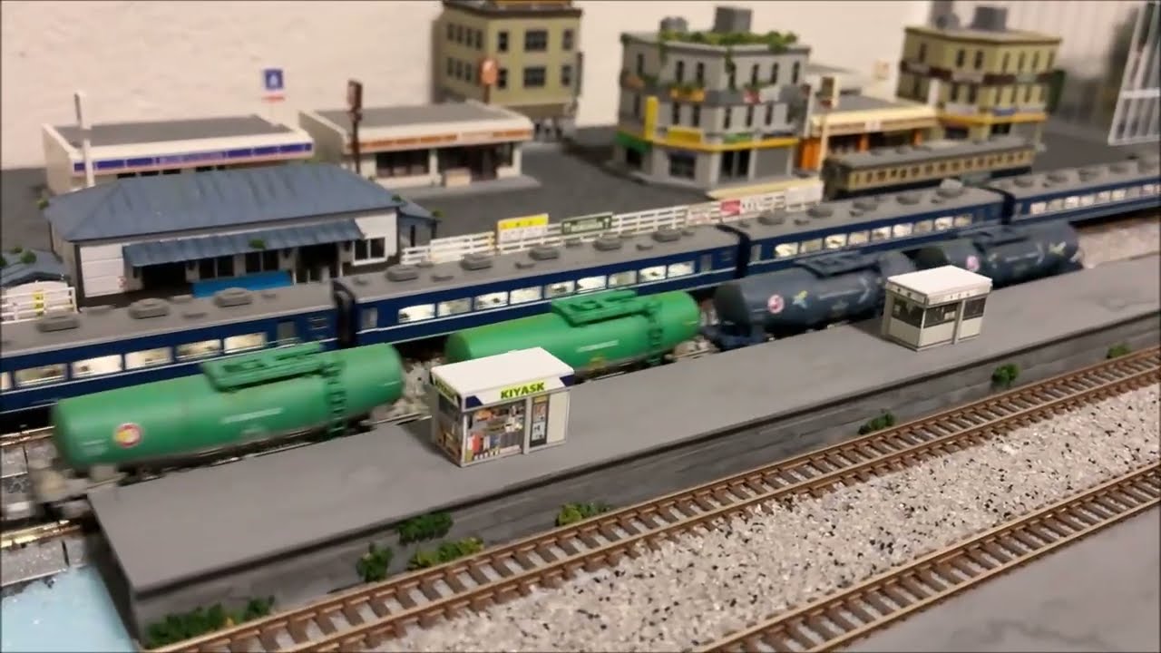 【Zゲージ】【鉄道模型】　モジュールレイアウト　走行動画　【Z gauge】【spur Z anlage】