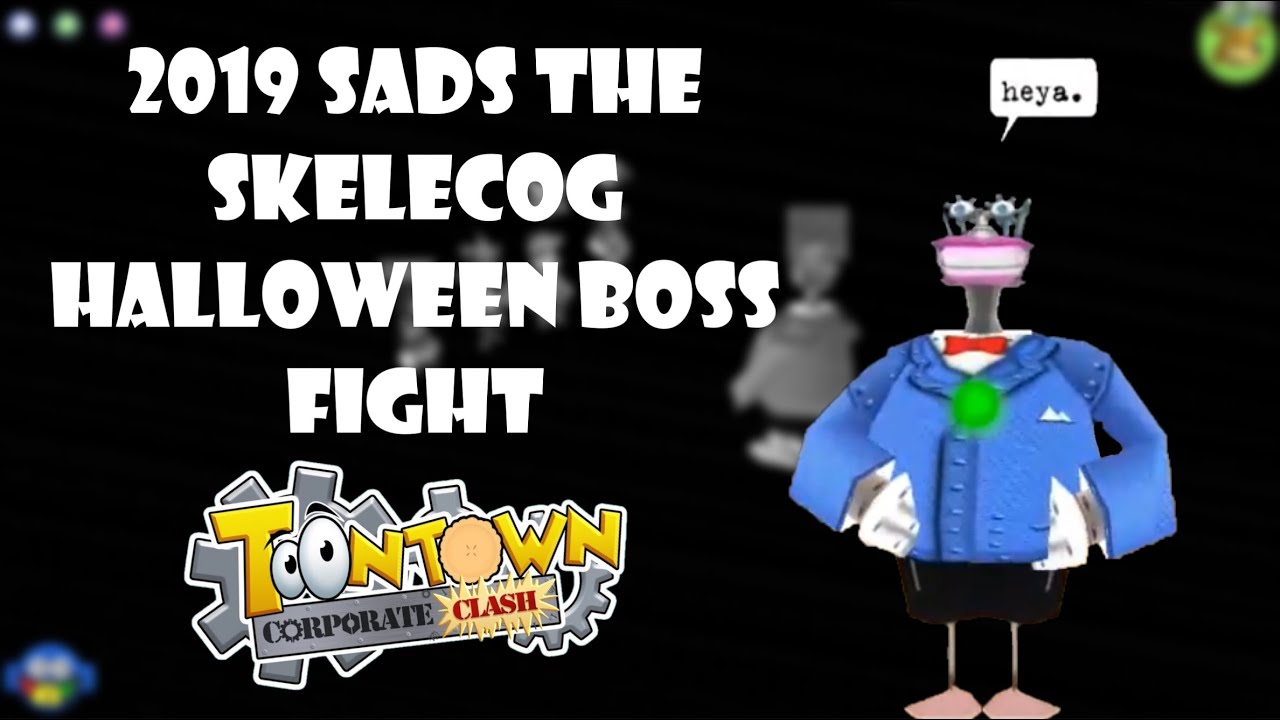 Sads the Skelecog Halloween 2019 Boss Fight on Toontown: Corporate Clash (Legacy)