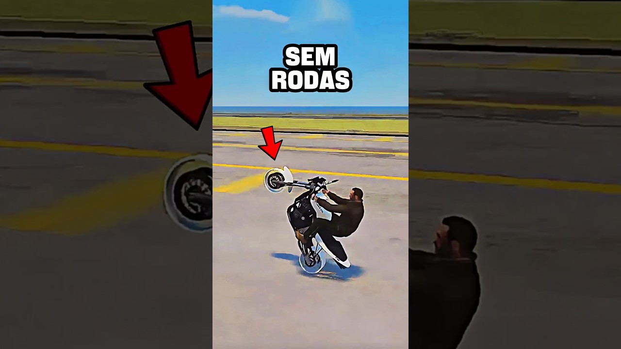 Se Empinamos Uma MOTO Com os PNEUS FURADOS Em Todos os GTAs! 😨 