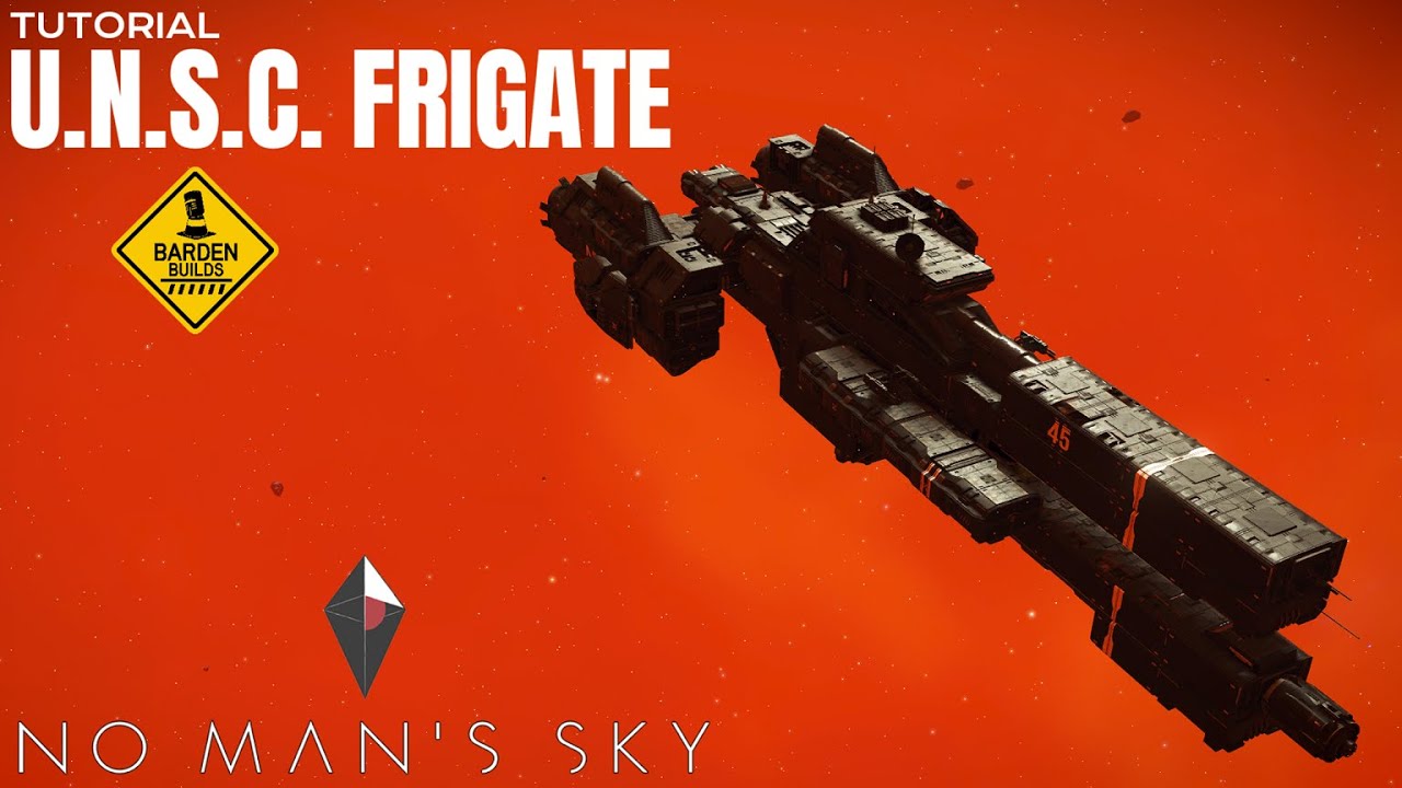 No Man's Sky: UNSC Frigate (Tutorial/ No Mods)