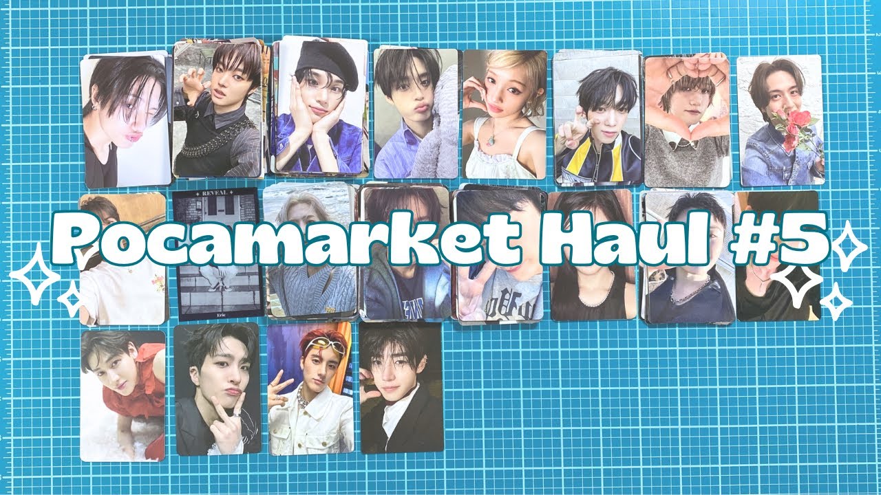 Pocamarket Haul #5 ✶ 120 cards ✶ nct wish, one pact, and A LOT of &team