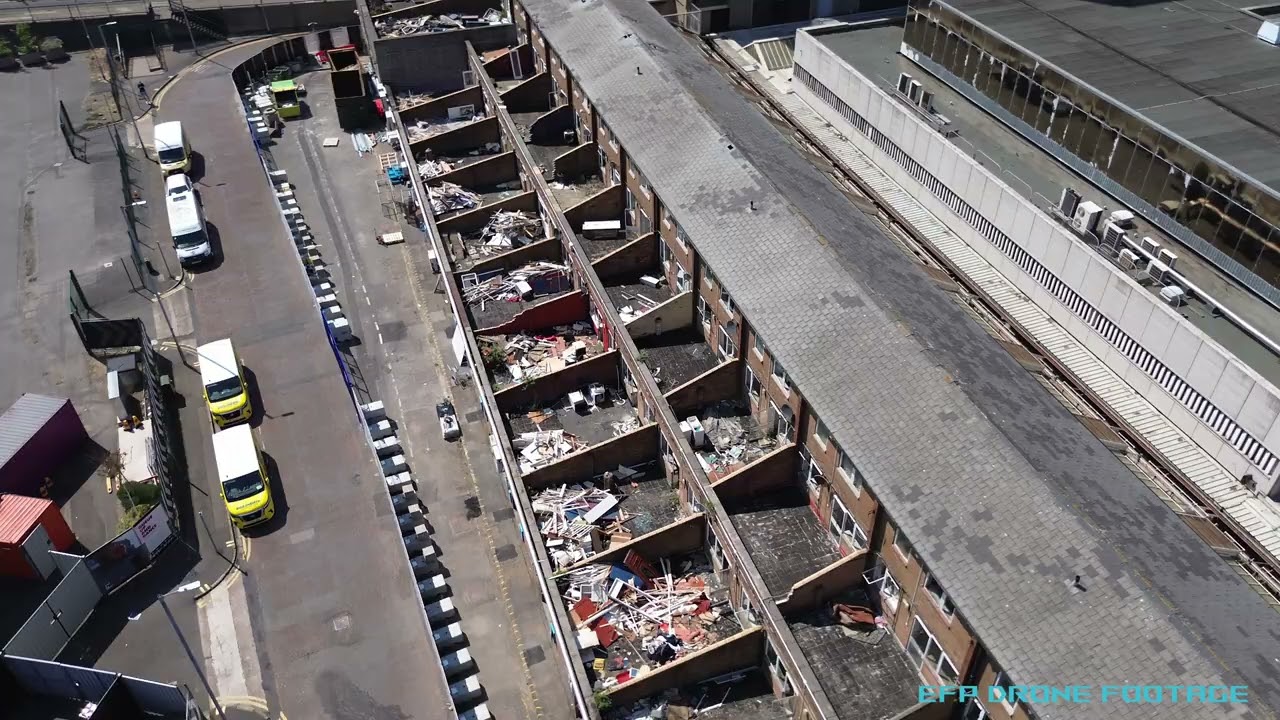 Bootle Strand Demolition 2025 - The Roof is Coming Off and the Maisonettes are Almost Ready to Go