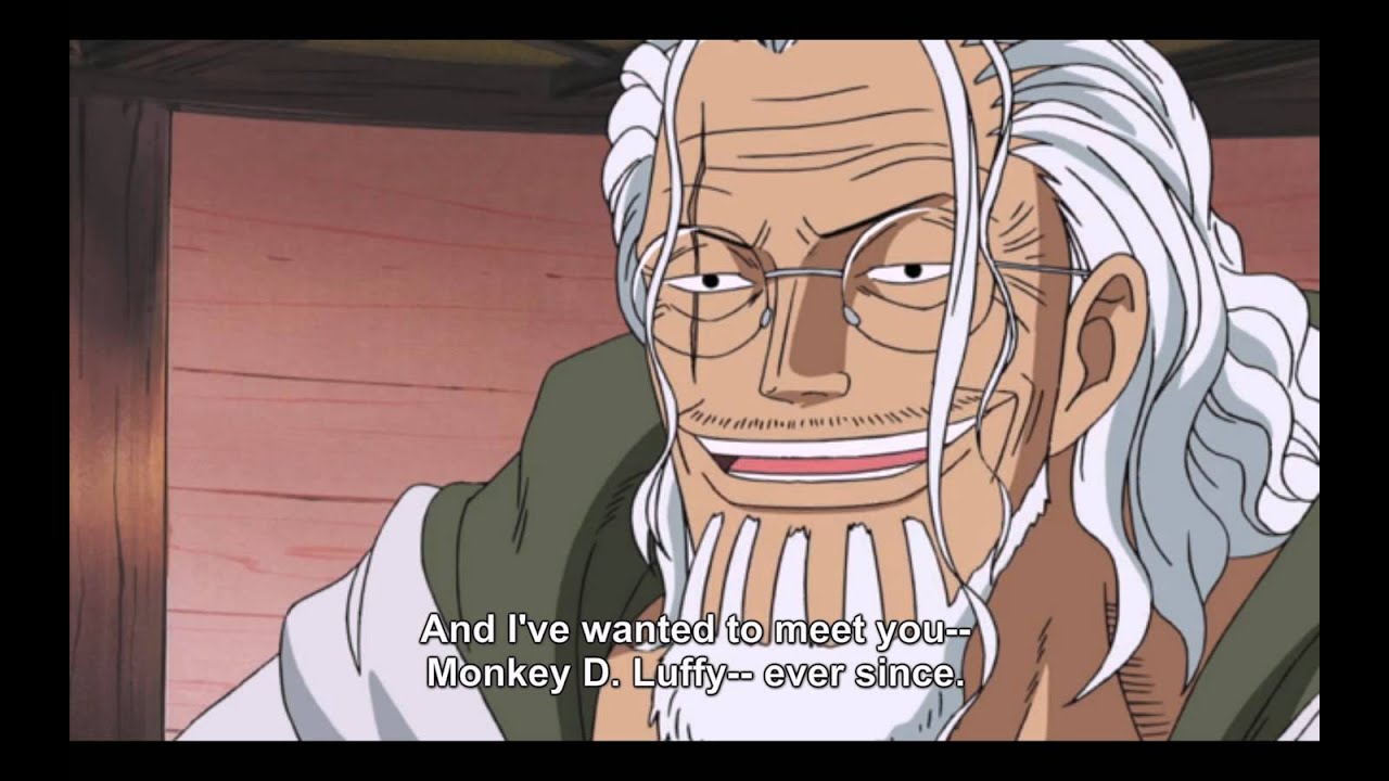Rayleigh tells Luffy about Shanks