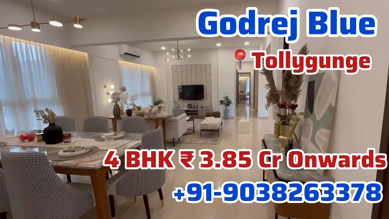 Роскошные апартаменты Godrej Blue Tollygunge, 4 спальни | Звоните +91-9038263378 | Цена, осмотр и...