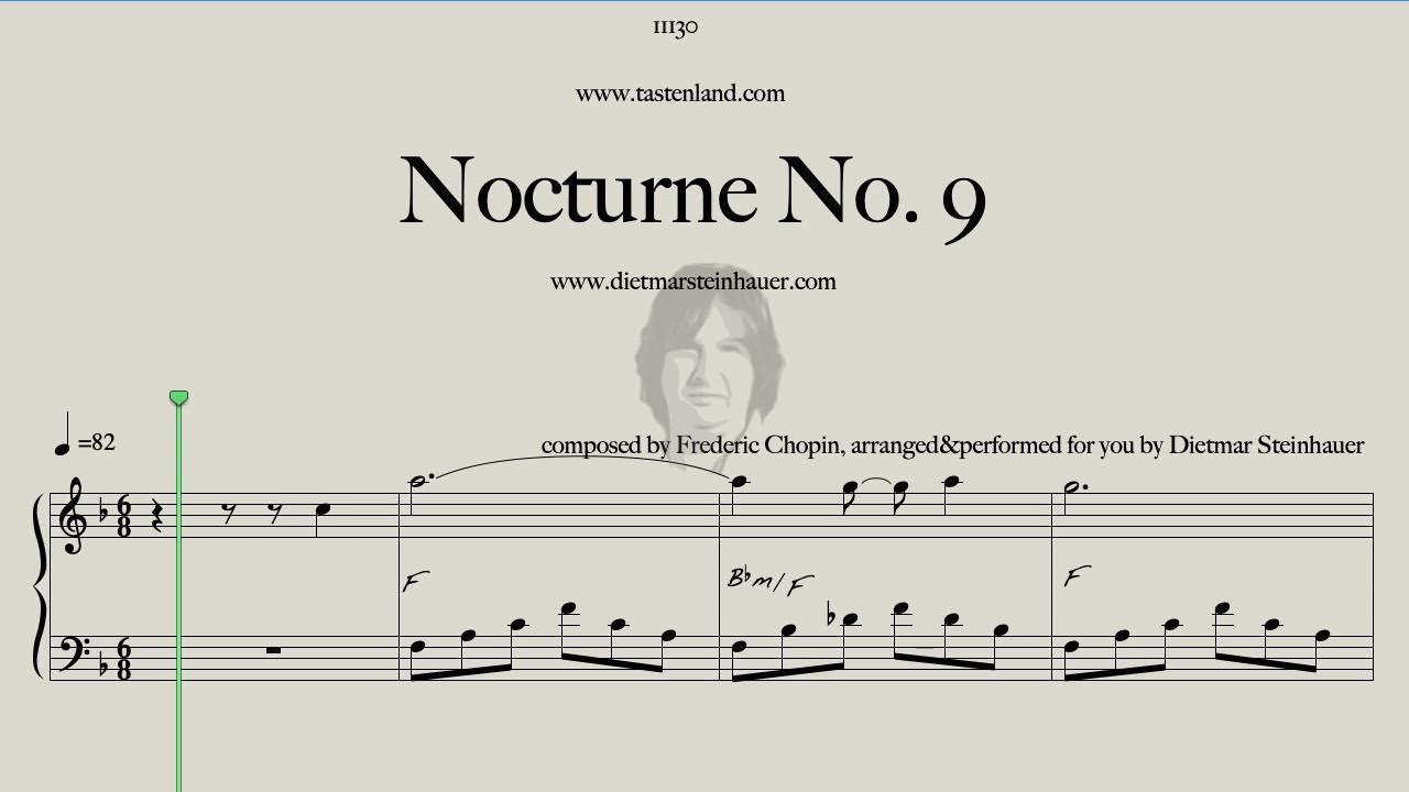 Nocturne No.9 Easy Piano Pt 2  -  Frederic Chopin