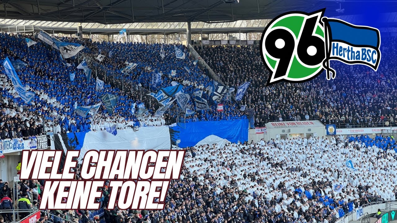VIELE CHANCEN - KEINE TORE!!! /Hannover 96 vs. Hertha BSC / FANPRIMUS STADIONVLOG