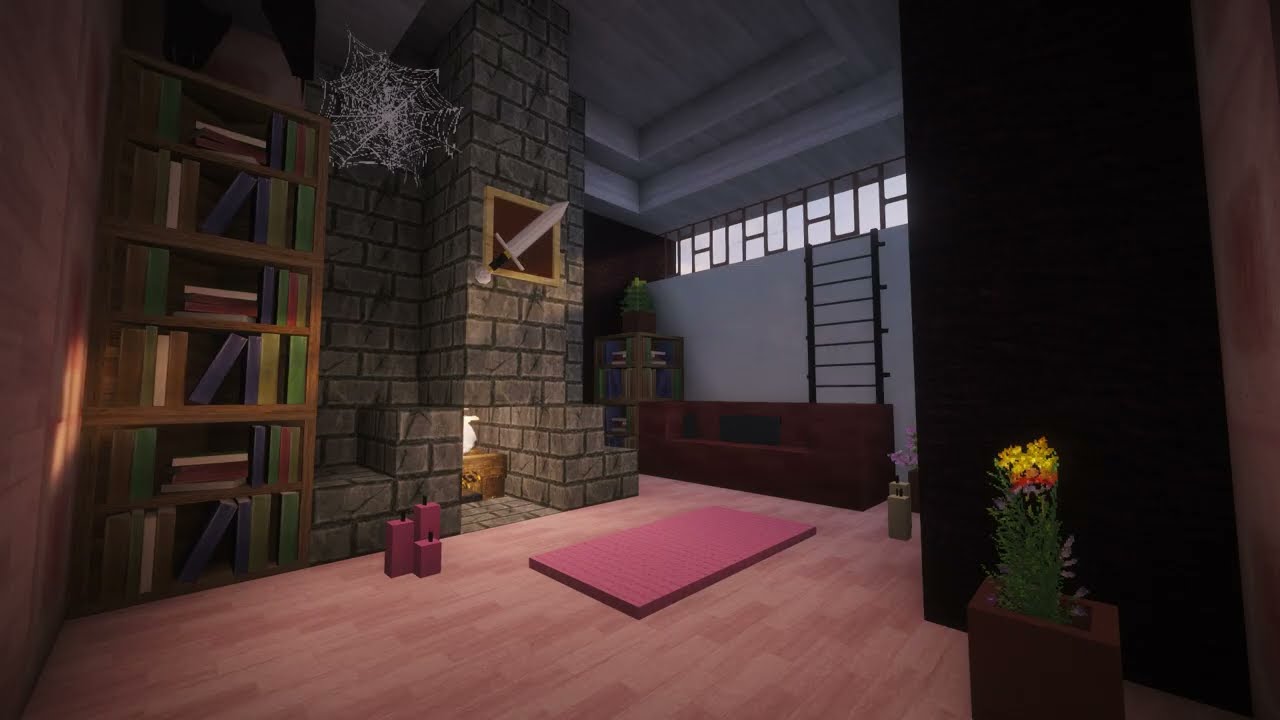 cozy dungeon for sleep 🦇 pink valentine's ambience