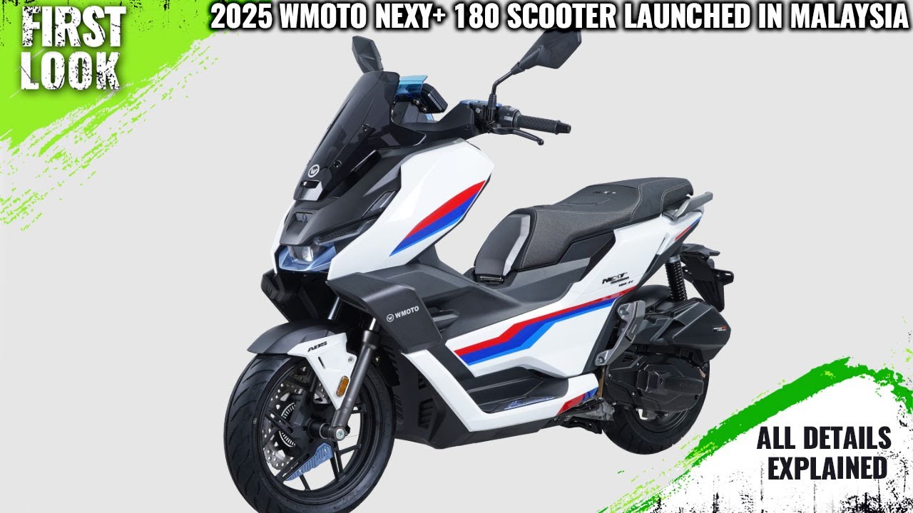 2025 WMoto Nexy+180 Scooter Launched In Malaysia - Price From RM8,988 - Explained All Spec, Features
