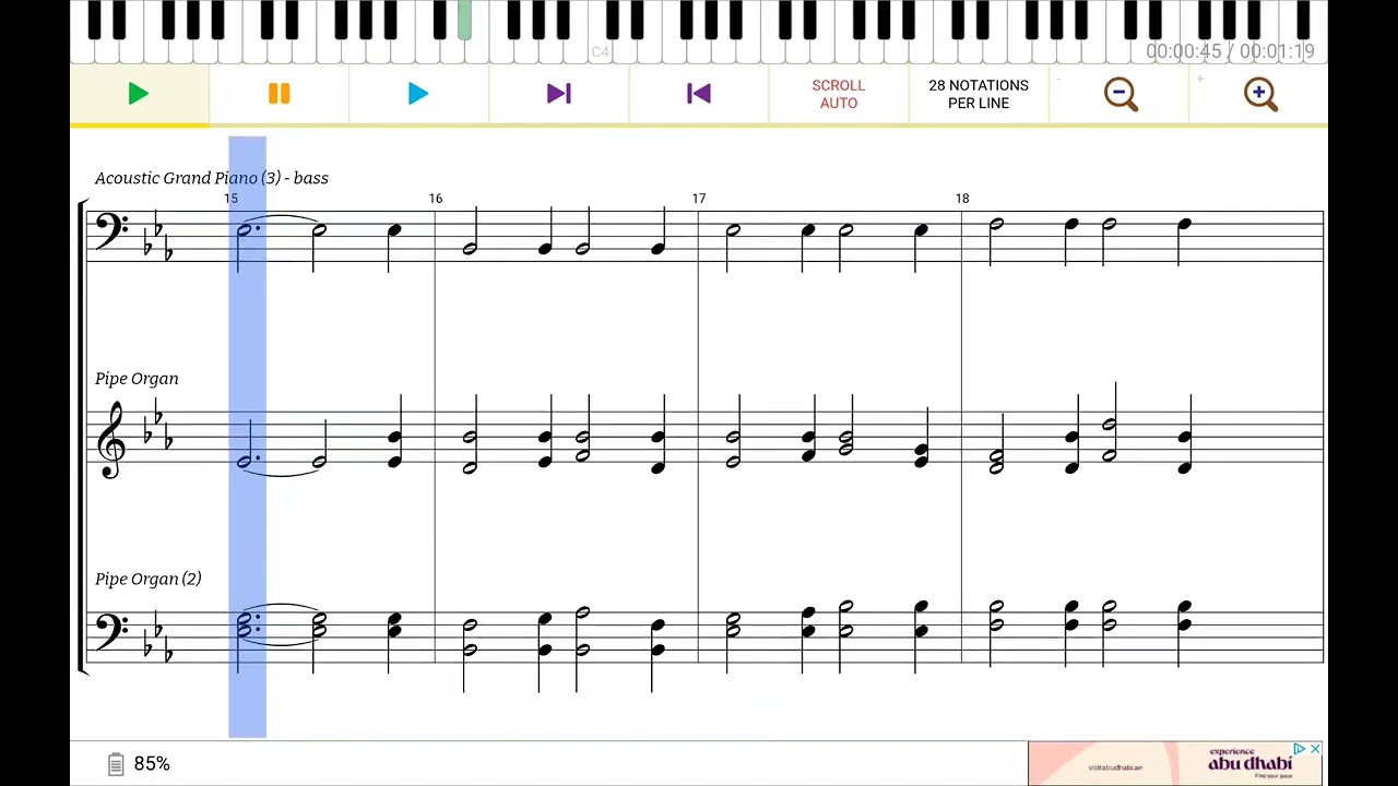 'Tis Sweet to Sing the Matchless Love (bass)