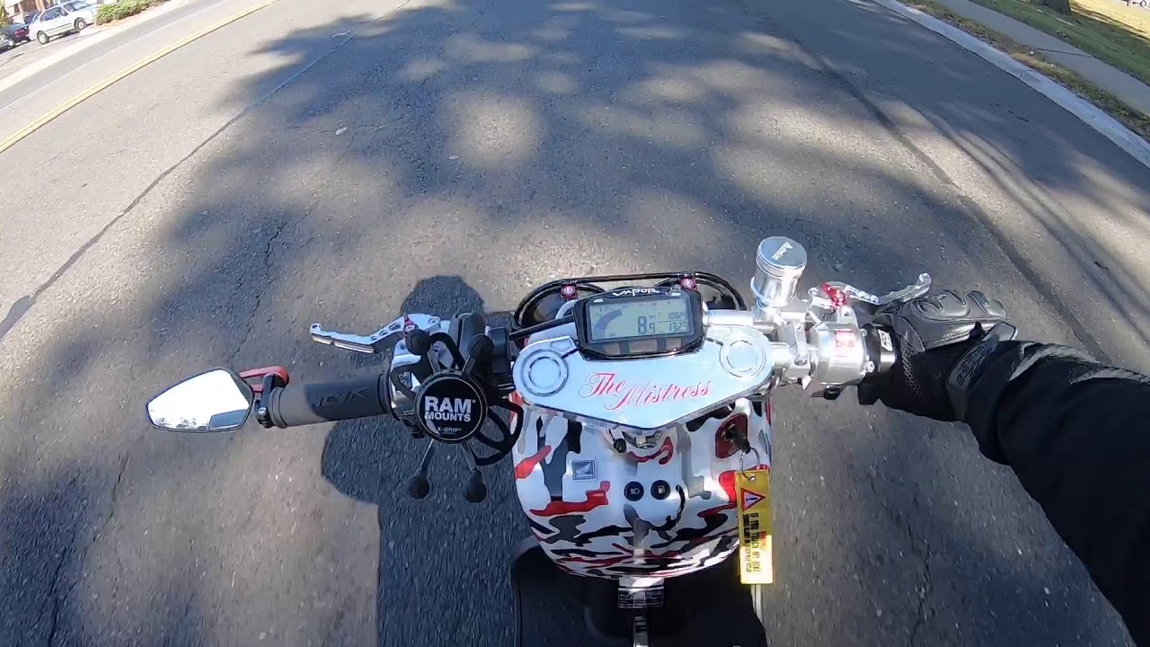 Honda Ruckus ride along! Cvt transmission updates, new weights installed
