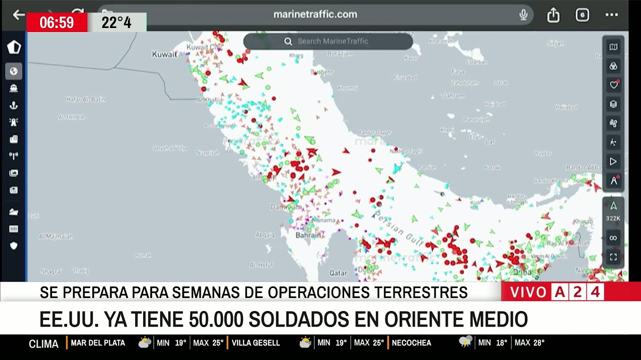 🌎 EE.UU. REFUERZA SU PRESENCIA MILITAR EN MEDIO ORIENTE CON 50.000 SOLDADOS