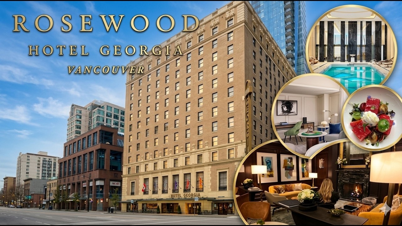 Rosewood Hotel Georgia hotel tour 🇨🇦 VANCOUVER | GT 5⭐️ 2025 review in 4k
