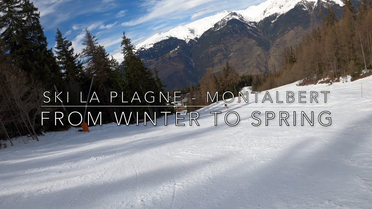 SKI LA PLAGNE 4K Le Fornelet ↘︎ Montalbert