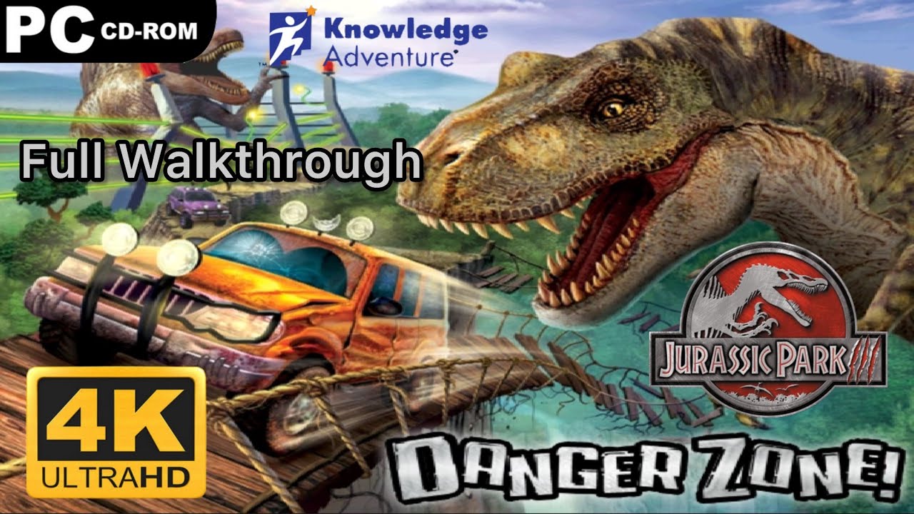 Jurassic Park III: Danger Zone! [PC] Gameplay - 4K60ᶠᵖˢ UHD