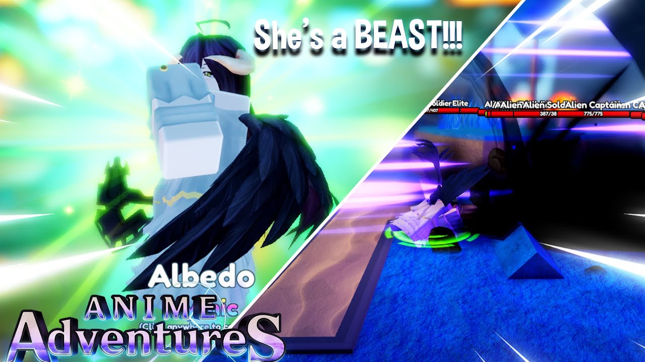No one told me Albedo was this BROKEN in Anime Adventures