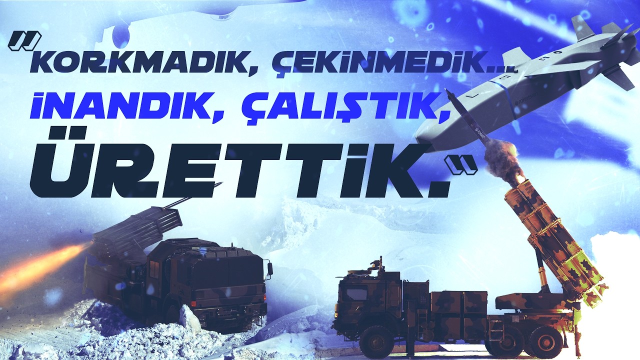 ROKETSAN, Cumhurbaşkanı Erdoğan'ın mesajlarının da yer aldığı bir video paylaştı