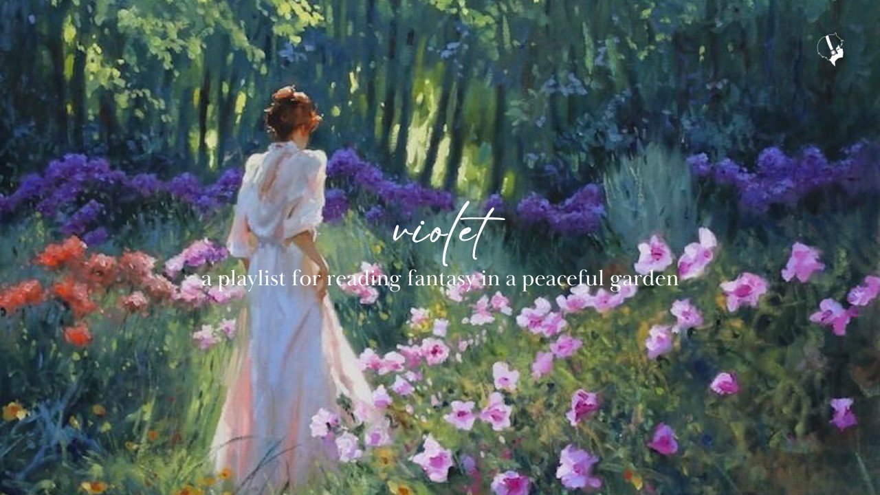 a playlist for reading fantasy in a peaceful garden