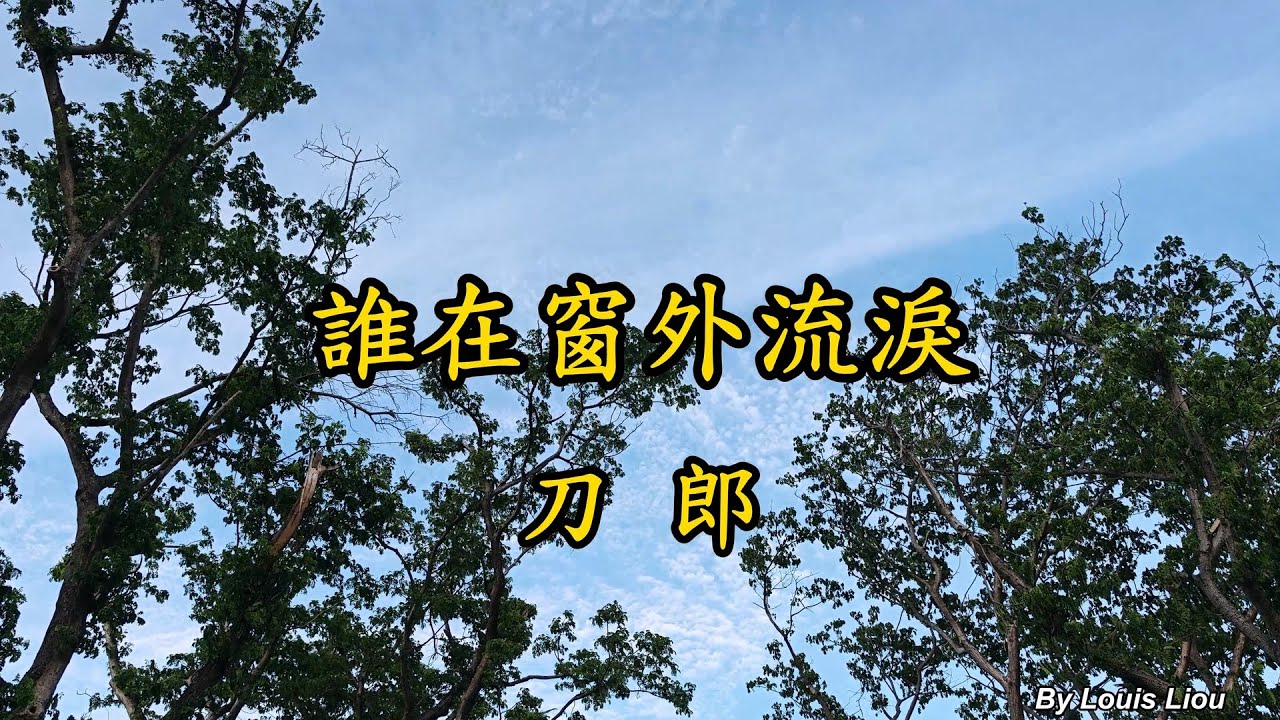 刀郎 - 誰在窗外流淚