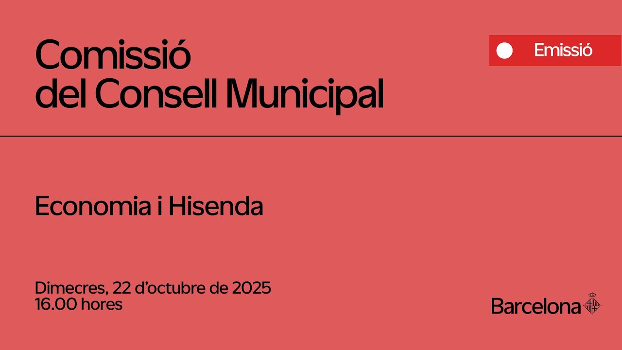 Comissi&oacute; d'Economia i Hisenda - 22/10/25