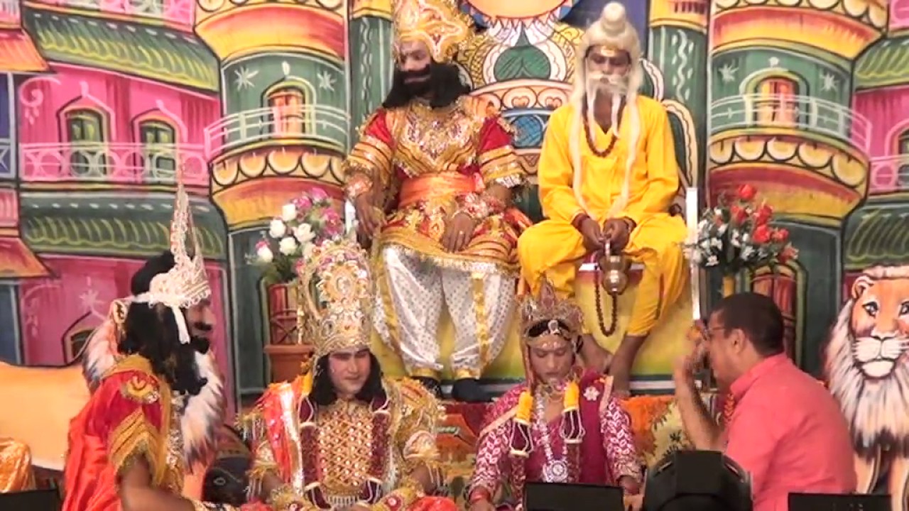 janta ramlila ratangarh 2015 part - 6 ( bhagwan ram - sita vivah )